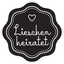 Logo von Lieschen heiratet, einem Hochzeitsblog mit Hochzeiten aus Deutschland