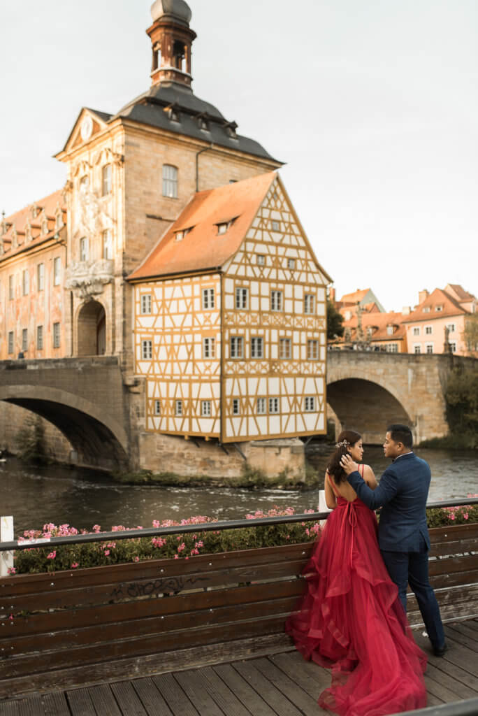 Prewedding Shoot with asian couple in Bamberg