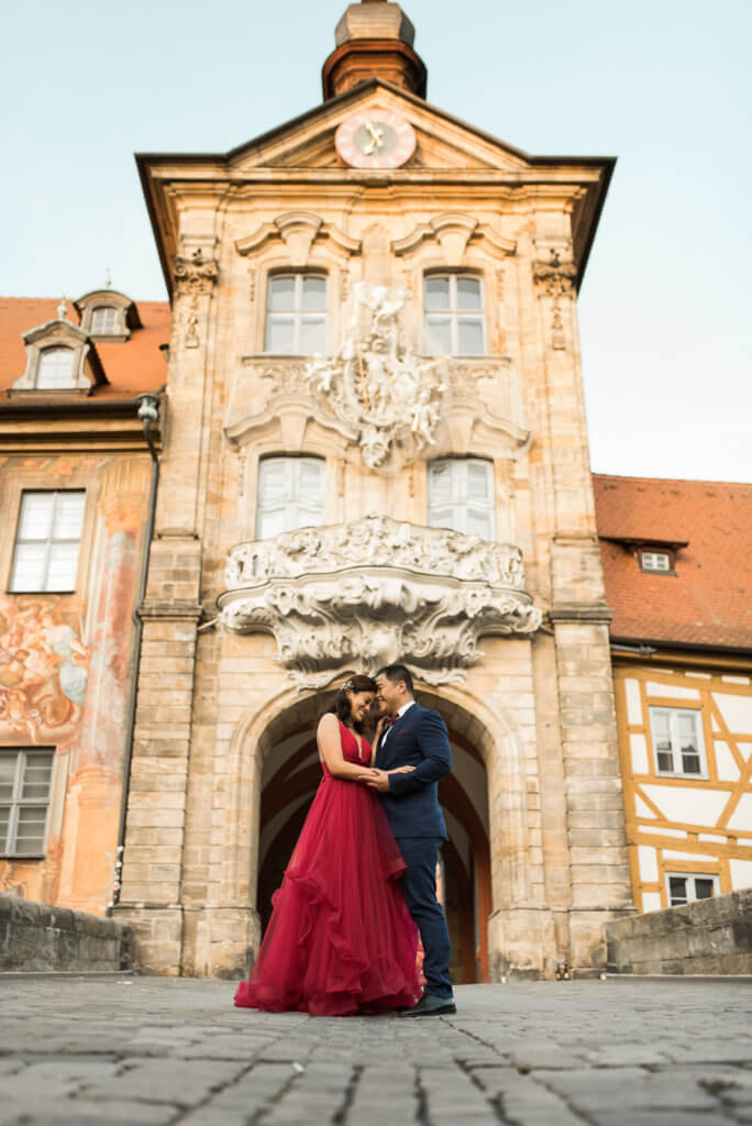 Couple for Prewedding Photos in Bamberg Germany